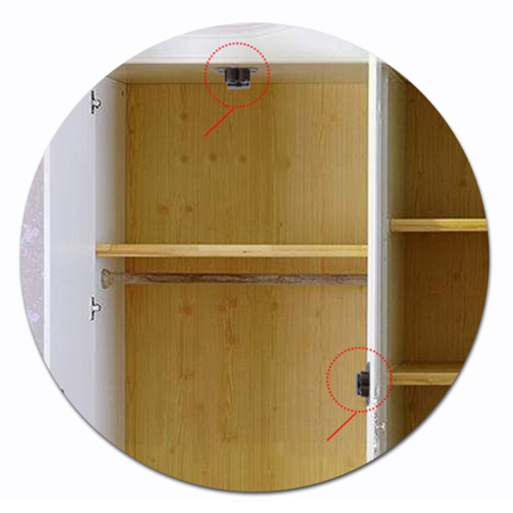 10Pcs Home Door Cabinet Stopper Cupboard Furniture Roller Catchs Durable Metal Catches Roller Latch Stable To Install