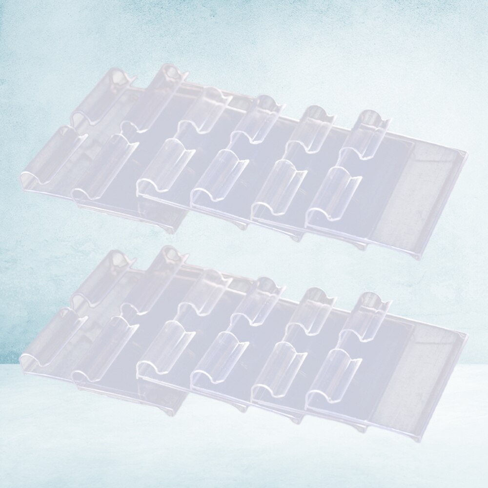 24Pcs 4.2X10Cm Pvc Prijs Tags Premium Pvc Prijskaartje Voor Supermarkt Mall Winkel Winkel