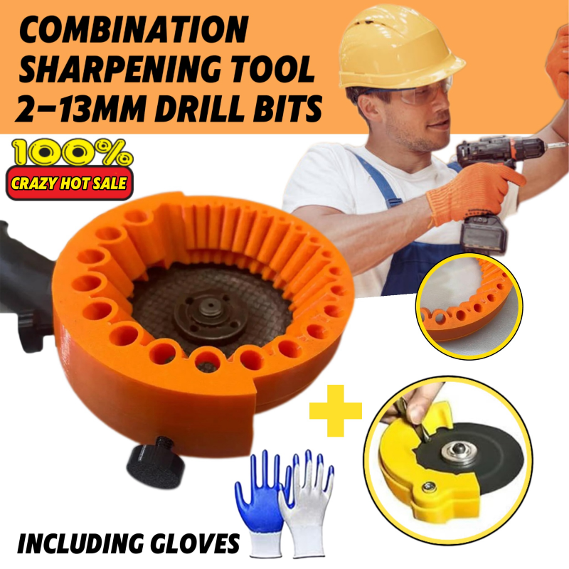 Herramienta de taladro de afilado, producto, utilidades de alto rendimiento, amoladora angular de 125mm, piezas de herramientas alimentadas para brocas de 2-13mm,