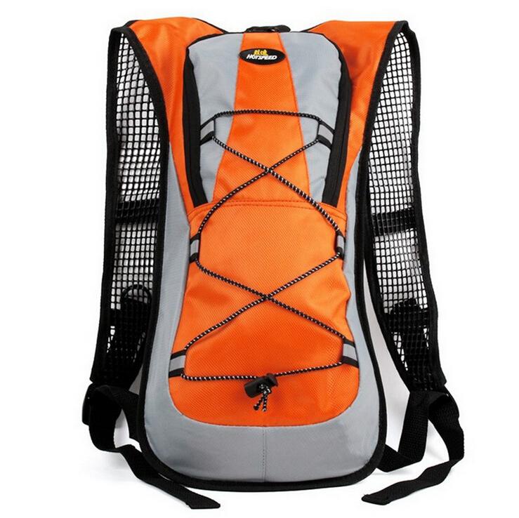 5l vandtæt nylon solid lynlås motorcykel rygsæk rygsæk gear mochila udendørs camping cykling trekking vandpose: Orange