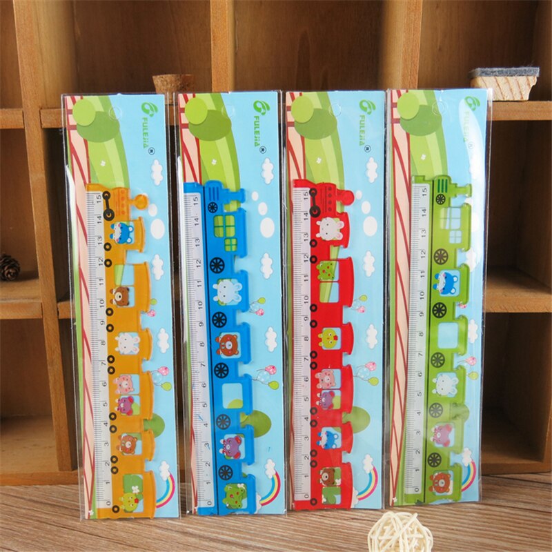 Ken. Shop Train Ruler YOUE SHONE 1pcs train shape 15cm plastic ruler mea... – Vicedeal