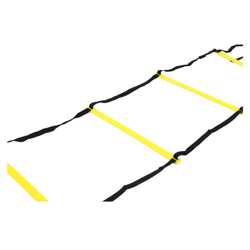 10 fot agility-hastighetsstige fotballtreningsstige rask 7 flattrinnshastighetsstige-gul