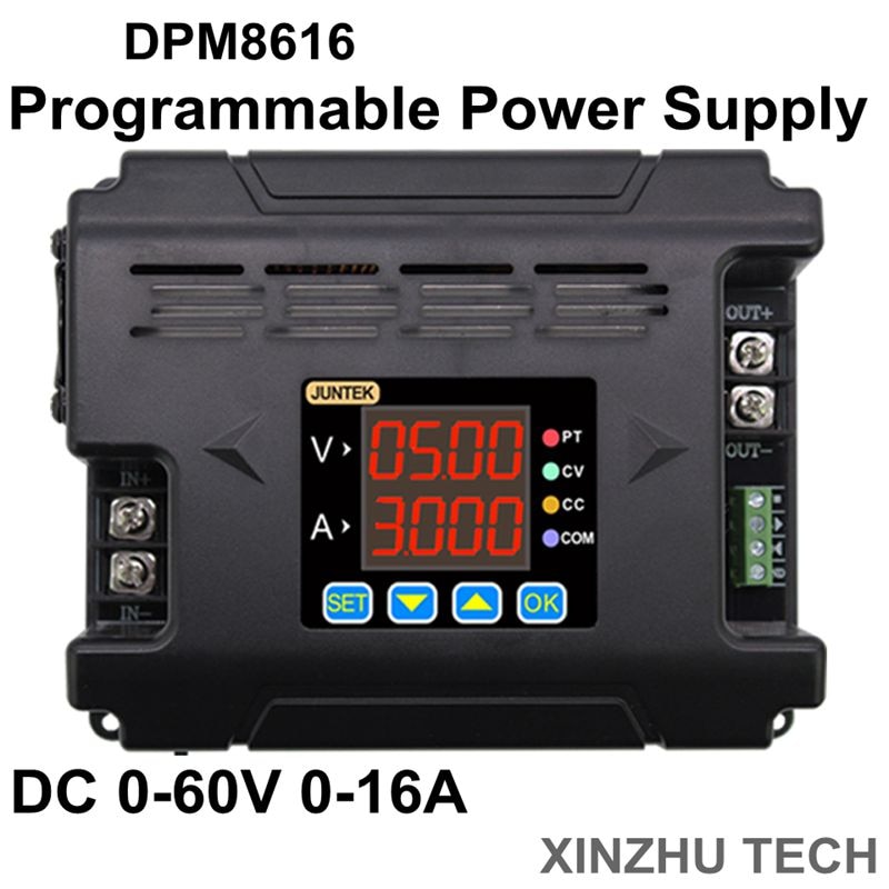 Juntek dpm 8616 0-60v digitale programmeerbare voeding constante spanning stroom dc-dc voeding buck spanningsomvormer