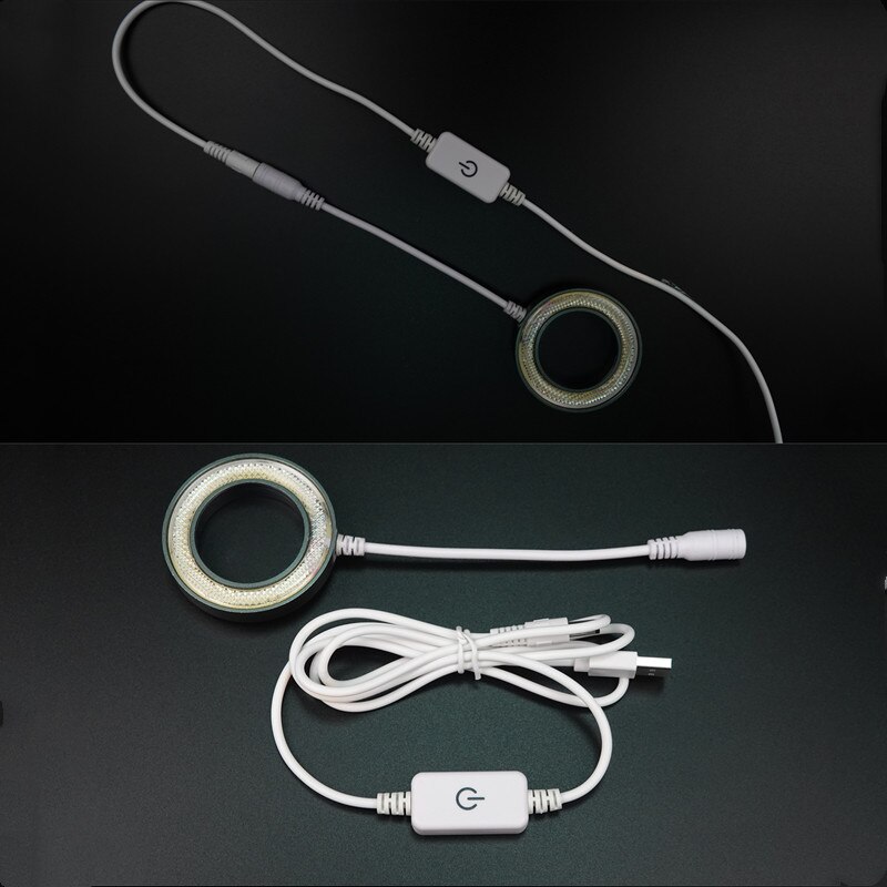 Sunshine SS-033C LED Dust mirror Microscope Light Source Integrated Ring Lamp 36 LED White Light Configuration dustproof lens
