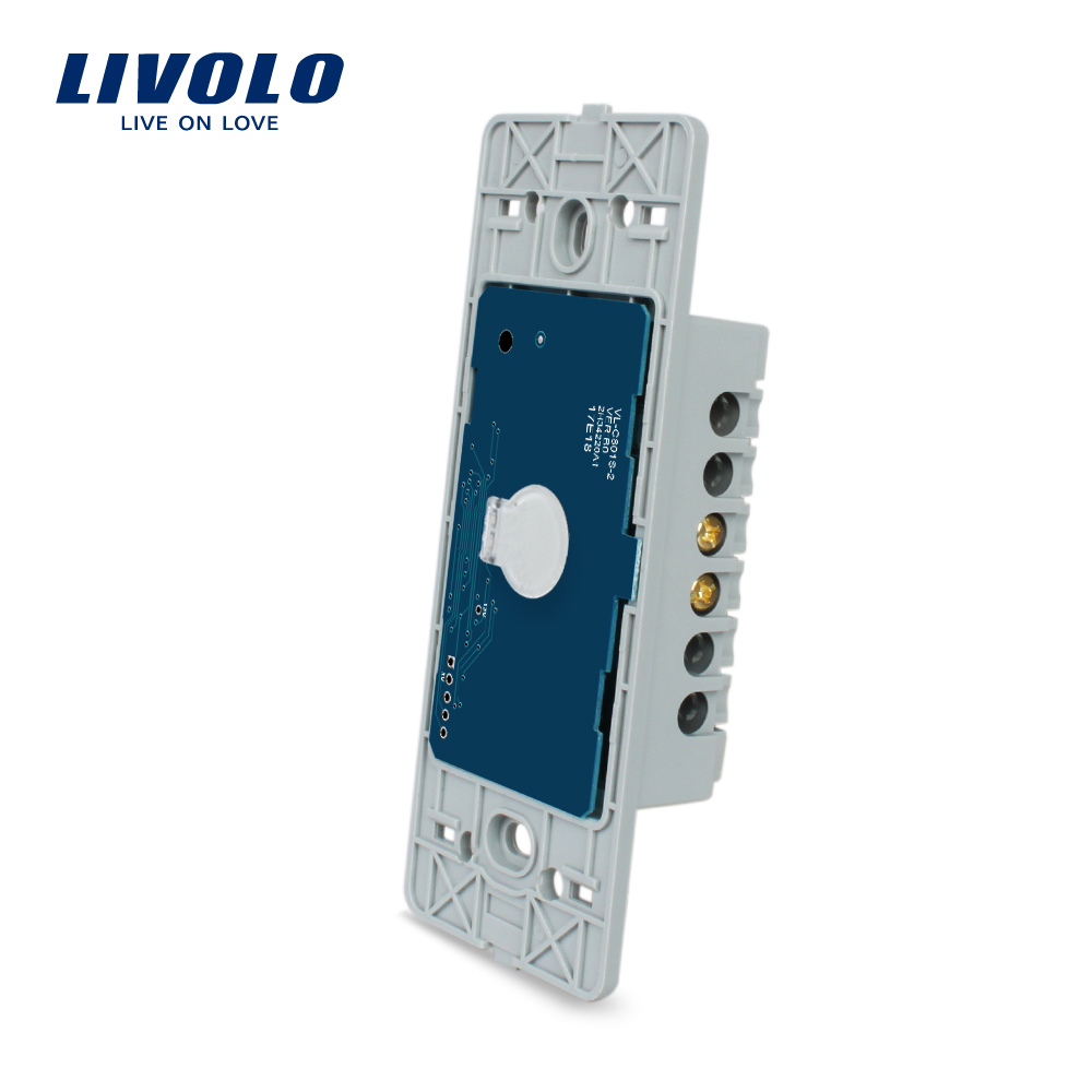Livolo US standaard Een bende Basis van Touch Screen Muur Lichtschakelaar, Zonder glass panel, VL-C501