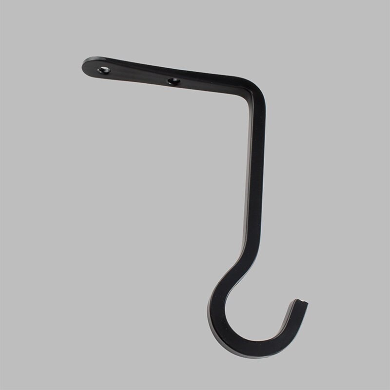 Wall Mount Bracket Garden Wall Lamp Plant Bracket Rustic Home Decor Hook Suspension Bird Feeding Hook Garden Accessories: 2 black