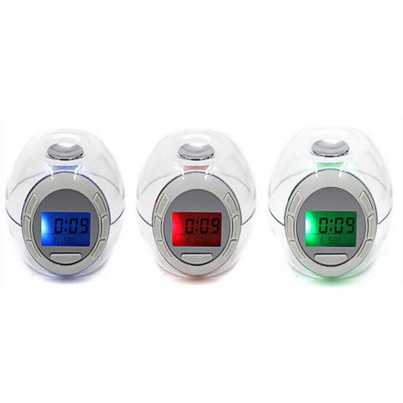 LED Colorful Alarm Clock Perpetual Calendar with Thermometer Electronic Clock Four-tone Music Alarm Clock Children&#39;s Alarm Clock