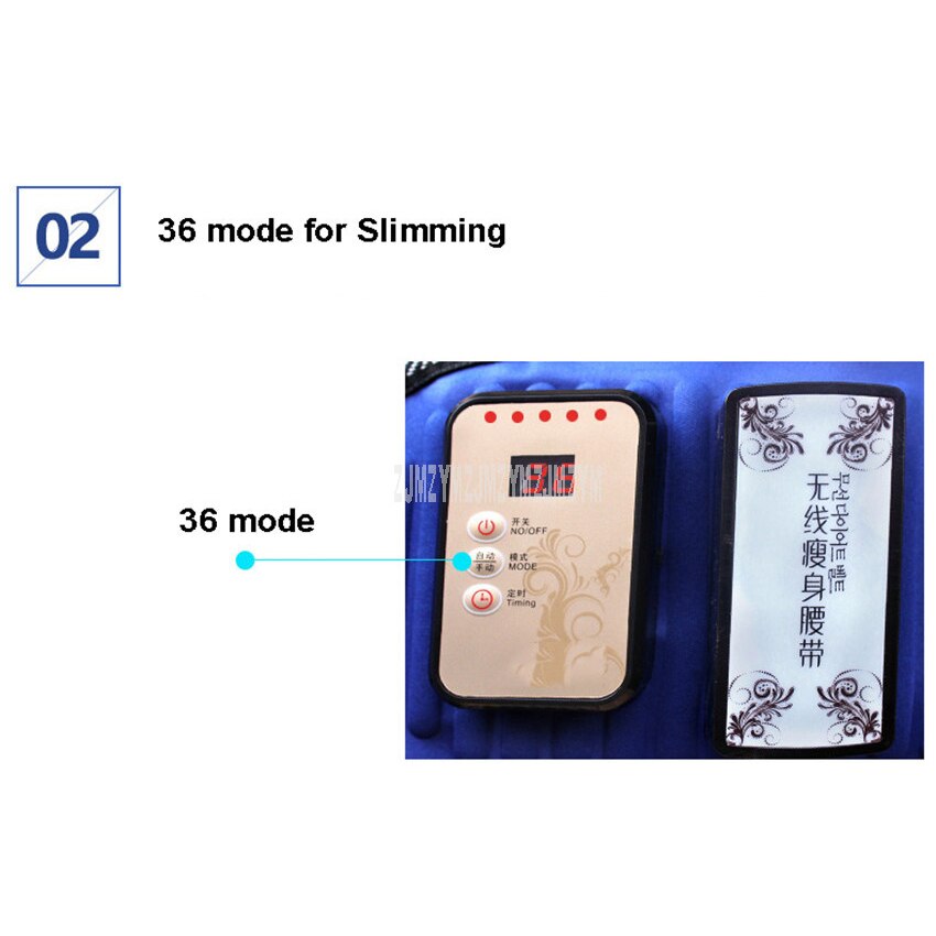 Vibration Fitness Massagegerät 36 Modus Doppel Infrarot Elektrische Vibrierende Abnehmen Gürtel Vibration Fett Verbrennung Schlank Schütteln Maschine