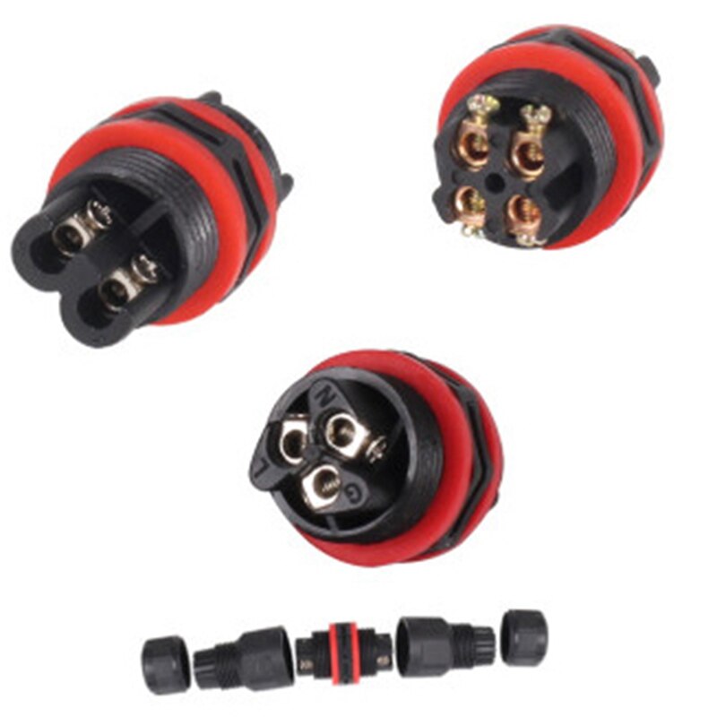 IP67/IP68 Waterproof connector T Shape 2/3Pin Cable Wire Gland Sleeve connector quick connect waterproof connector