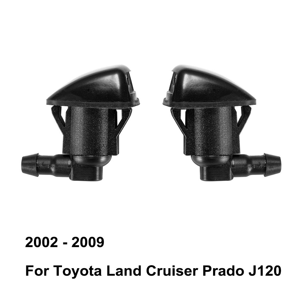 Front Windshield Washer Nozzle 85381AE020 85381-AE020 for Toyota Land Cruiser Prado J120 ( 2002 - ) ( Pack of 2 )