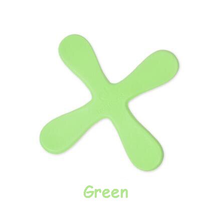 26 centimetri 12g Giocattolo Per Bambini EVA sicurezza molli tiro e cattura UFO Boomerang Giocattoli Per Bambini All'aperto di Sport di Gioco di Volo piattino può tornare: 1pcs green