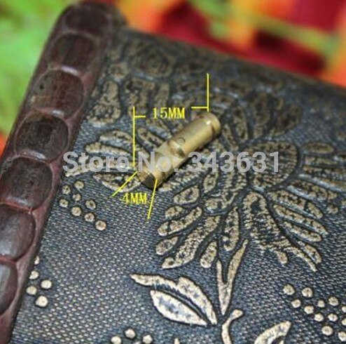 100PCS 4x15 4mm Brass Barrel Hinge Round Cylindrical Hidden Cabinet Hinges Concealed Invisible Mortise Mount Hinge