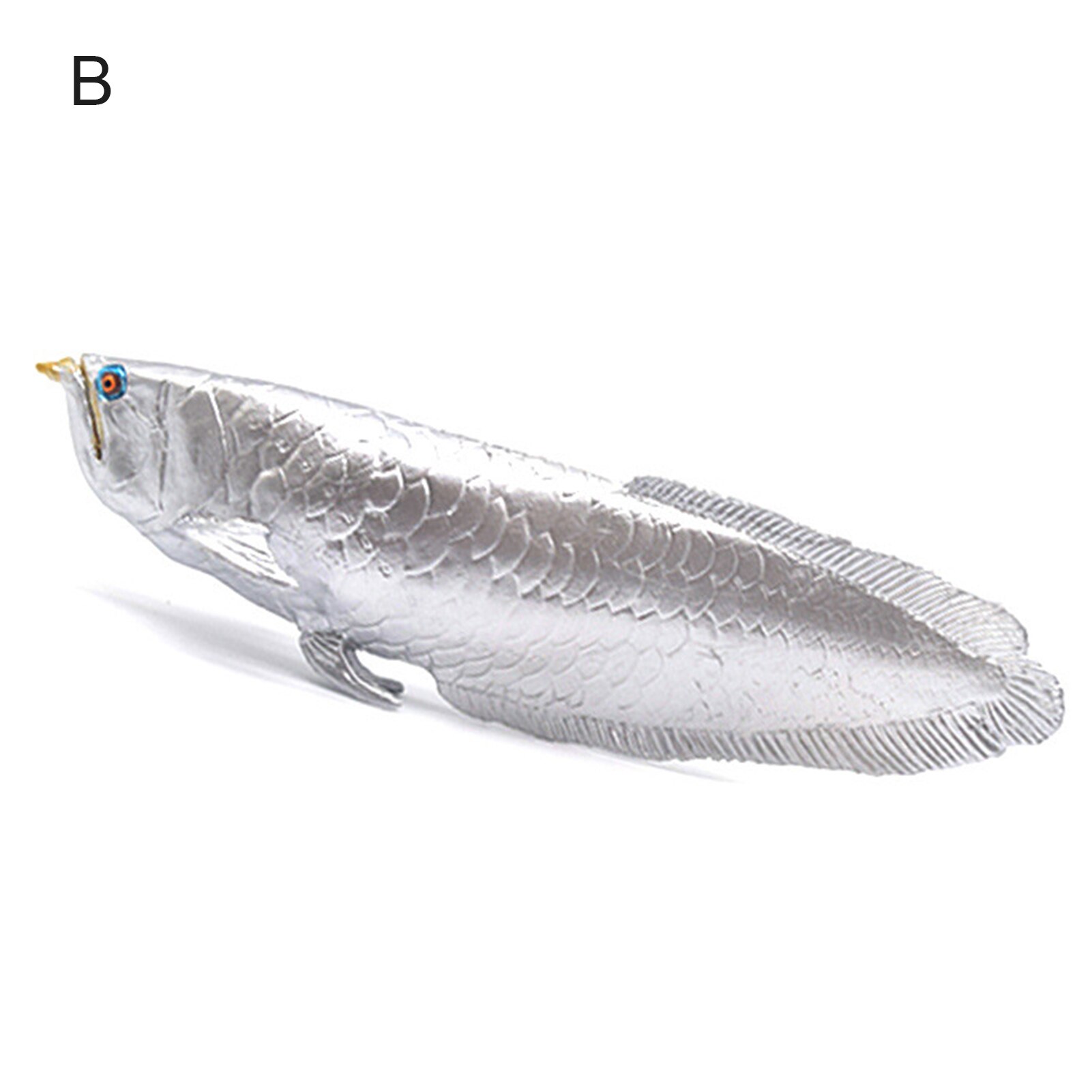 Süßwasser Stör Arowana Fisch Spielzeug - Realistisches Interaktives Tiermodell für Aquarium-Dekoration