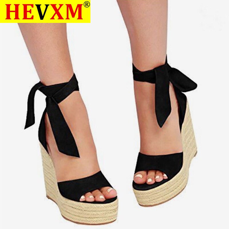 Sandalias De cuña para Mujer De 35 a 43, Sandalias De tacón alto estilo bohemio con plataforma para Mujer, Zapatos De Mujer con Puntera abierta a la