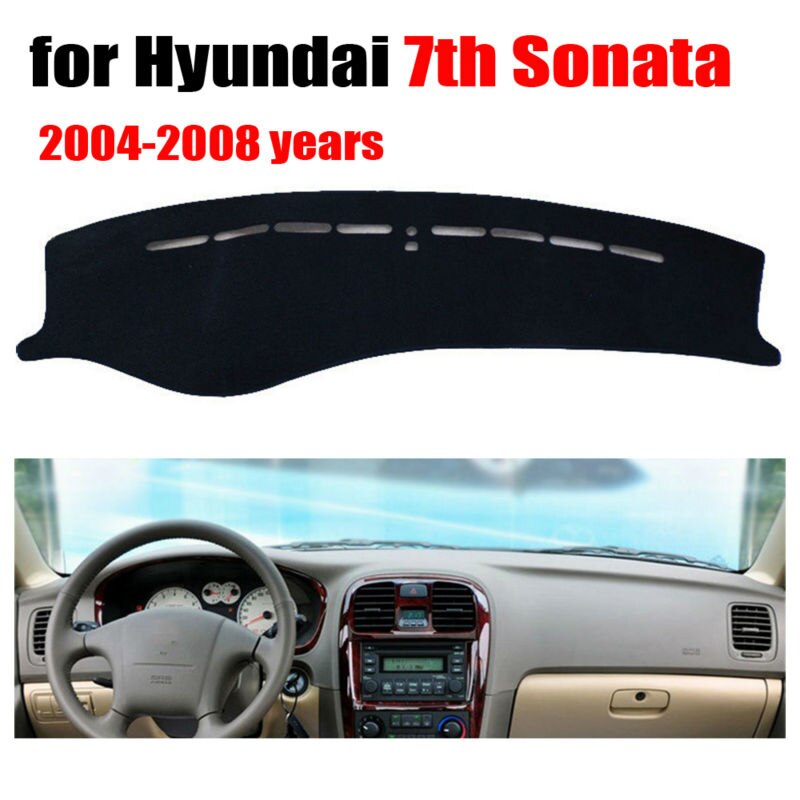 Auto dashboard covers mat voor Hyundai 7th Sonata 2004 linksgestuurde dashmat pad dash cover auto dashboard accessoires