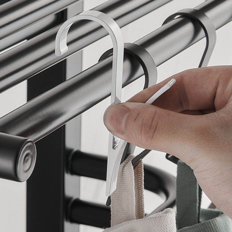 1Stck Heizung Haken Schlecht Handtuch Aufhänger Gestell Heizkörper Schiene Halterung Mantel Haken Kleidung Schal Gestell Abnehmbare Raum Aluminium Haken