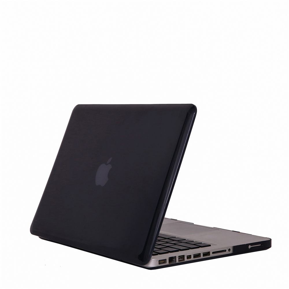 A1278 A1286 funda protectora para portátil para MacBook Pro 13,3/15,4 pulgadas funda de cristal: 12 pulgadas / Negro