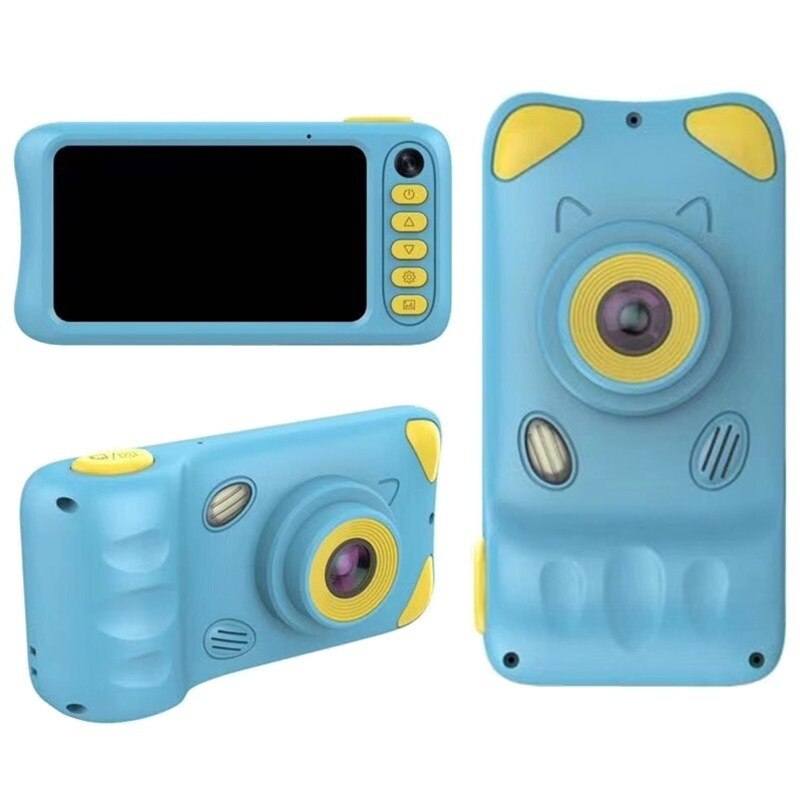 Cartoon Camera Kinderen Camera 4.39 Inch Hd Groot Scherm Student Cartoon Digitale Camera 1280*1024 Resolutie