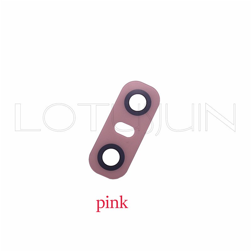 1pcs OEM glass lens back Camera Lens Cover With Adhesive Sticker For LG G6: pink