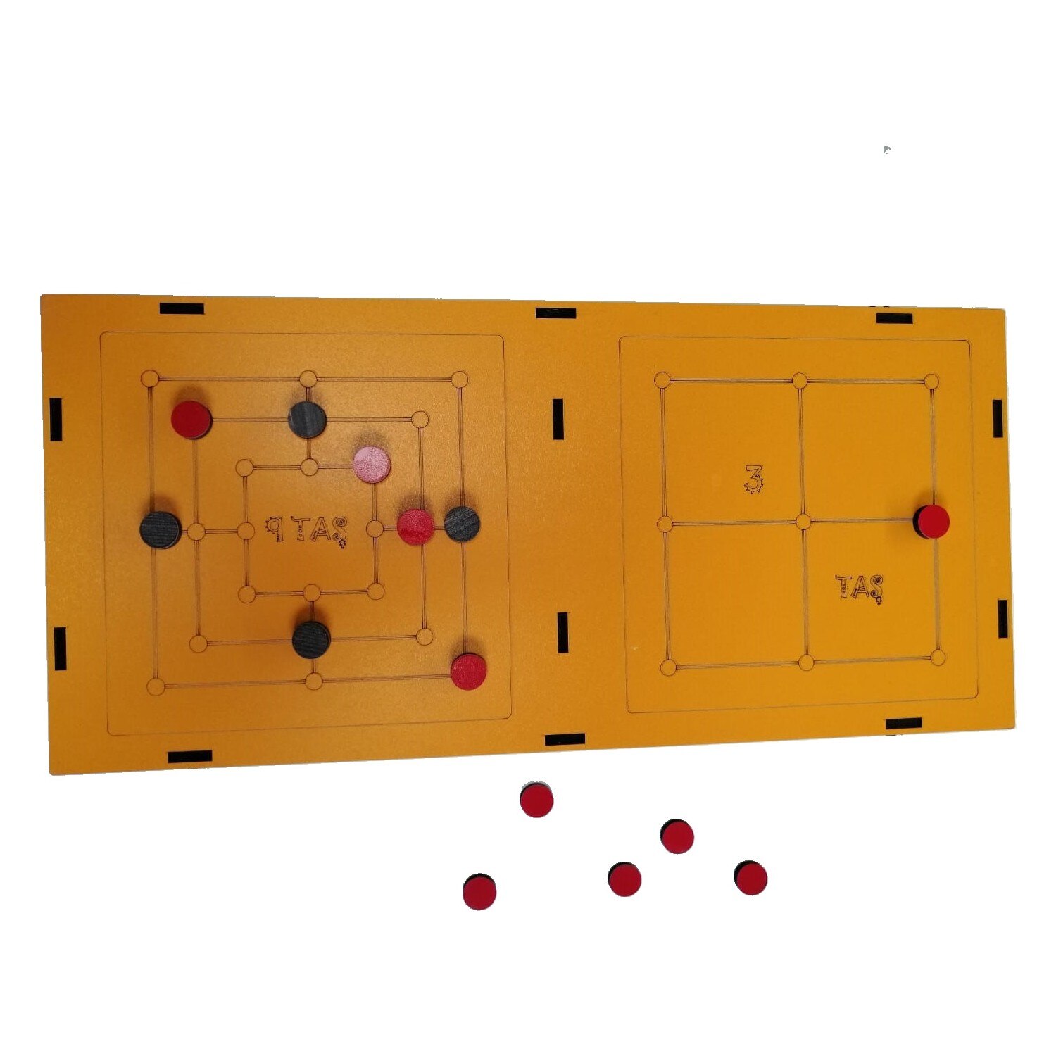 Plaque Home Smash and Goal Game + 3 Stone and 9 Stone Games