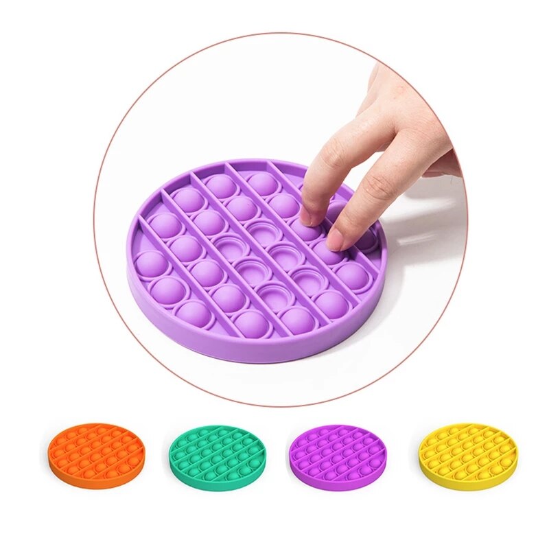 1PC Push Blase Zappeln Sensorischen Spielzeug Neue Push Pop Blase Zappeln Anti-Stress-Spielzeug Erwachsene Kinder Pop Es Zappeln Sensorischen spielzeug Autismus