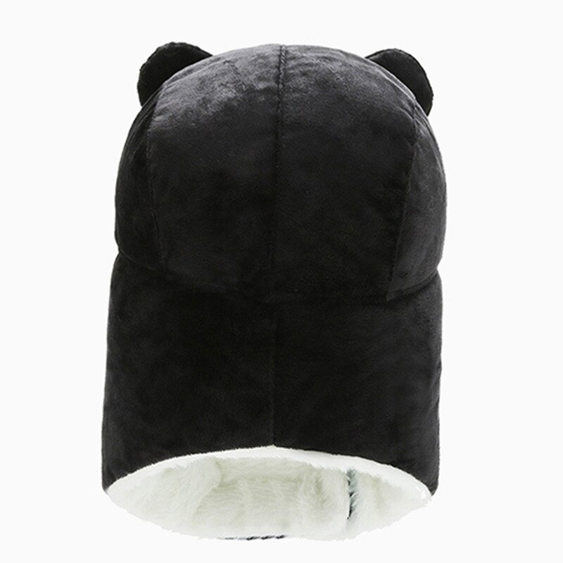 Kinder's earmuffs Hut mit Atmung Ventil warm Winter Samt Bomber Hüte Pro Kinder Jungen Mädchen Karikatur niedlich Ski Deckel