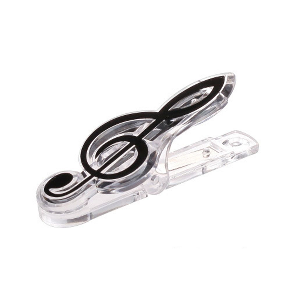 For Book Paper Sheet Plastic Musical Note Spring Holder Folder for Piano Supply Letter Paper Clip Office Binding Supplies: style9