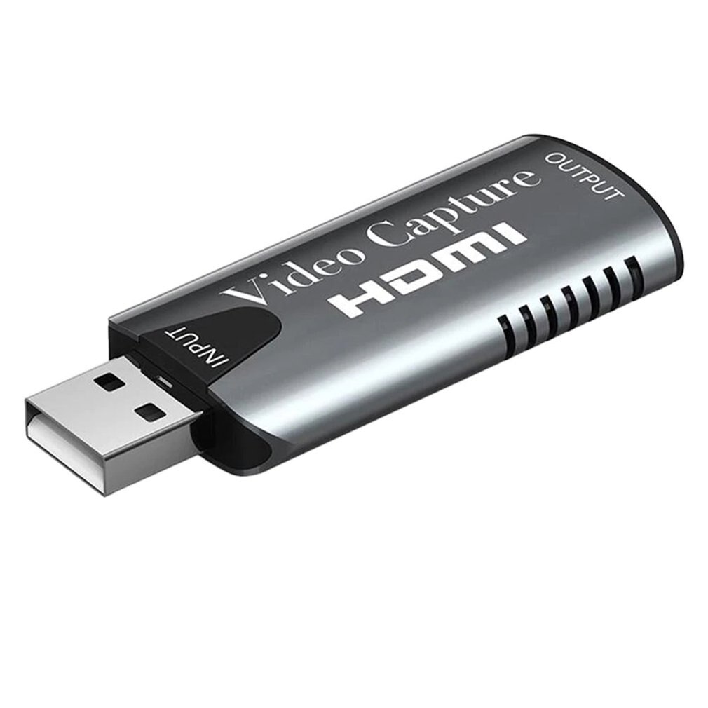 Tarjeta de captura de vídeo HDMI a USB 2,0, grabadora HD de 1080P, versión de enfriamiento de retransmisión en vivo, Plug and Play: Default Title