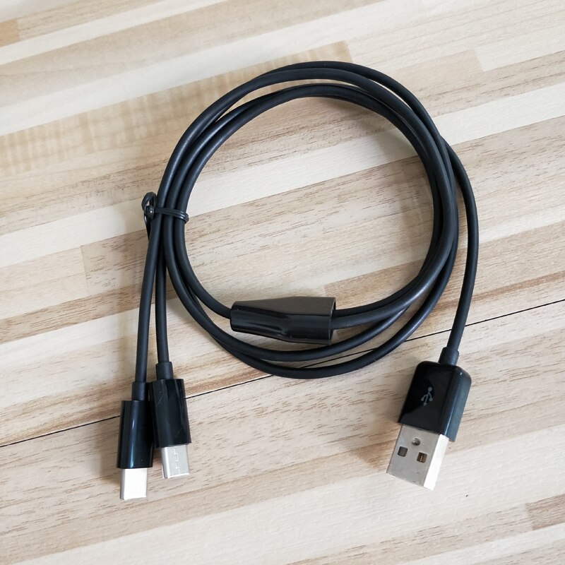 1meter 3ft 2 in 1 USB type C charger cable power 2 type c devices at once