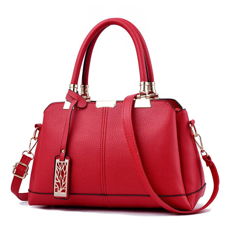 Bolsa feminina transversal, bolsa de ombro, de mão, preta, vintage, de 2019, estilo boho: Red Bag