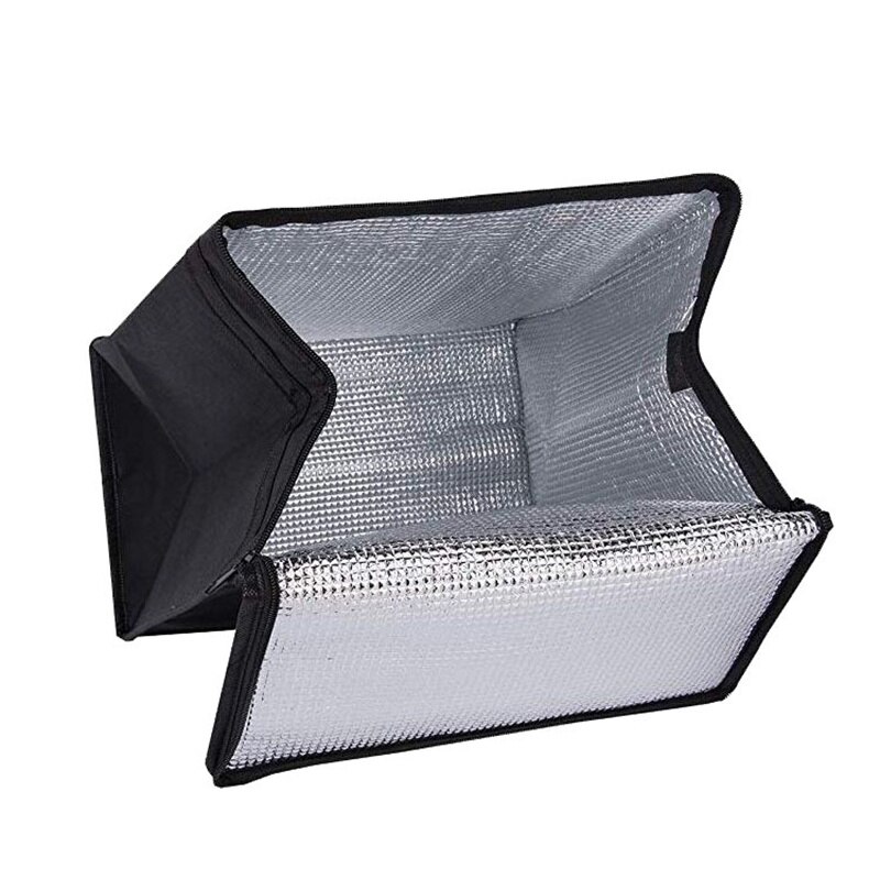 1/2 Stuks Thermische Isolatie Pakket Draagbare Cooling Zak Auto Ijs Lunchbox Grote Picknick Pakket Thermo Tas vriezer Koeltas