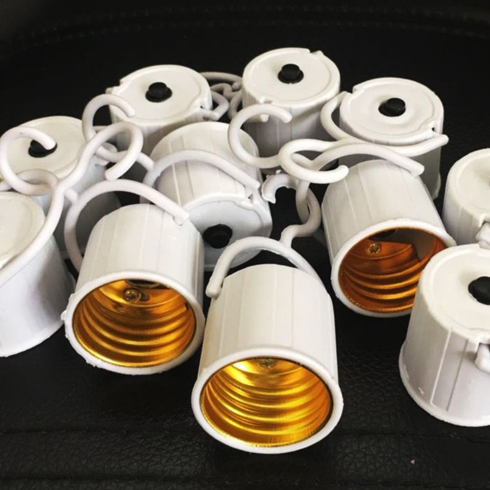 Outdoor Met Schakelaar Aan/Uit Voor Nood Gloeilamp Lamp Fitting Base Schroef Lamphouder E27 Haak Lamp Houder