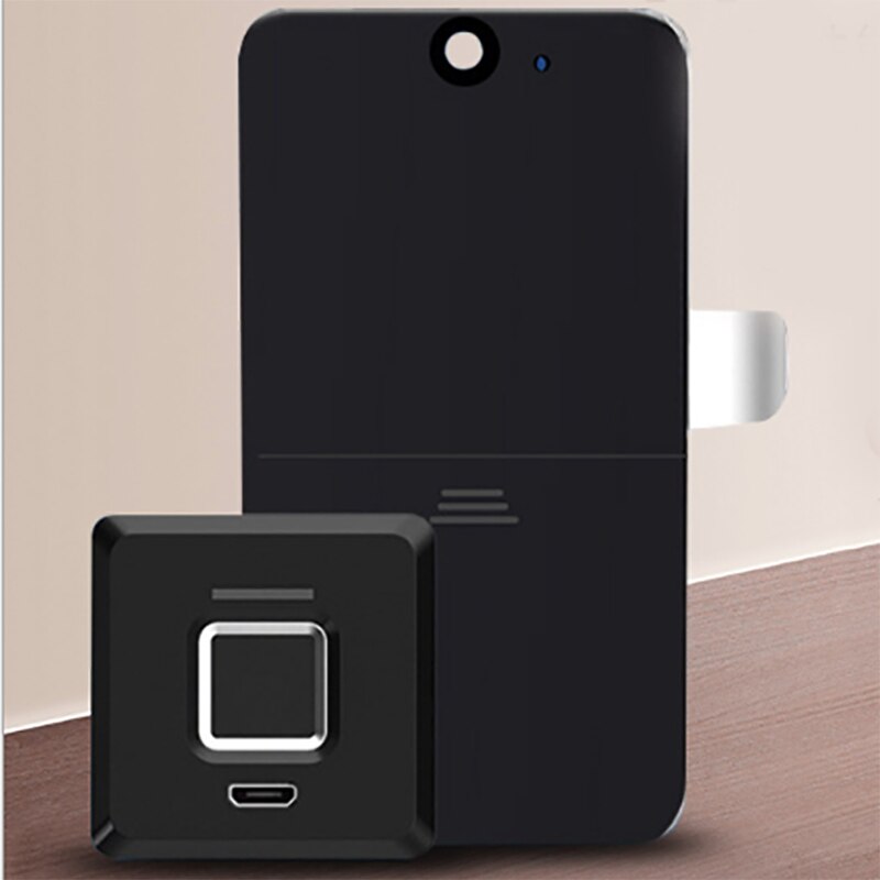 Fingerprint Lock Electronic Cabinet Lock, Zinc Alloy Fingerprint Drawer Cabinet Door Lock, Digital Keyless Box Furniture Drawer
