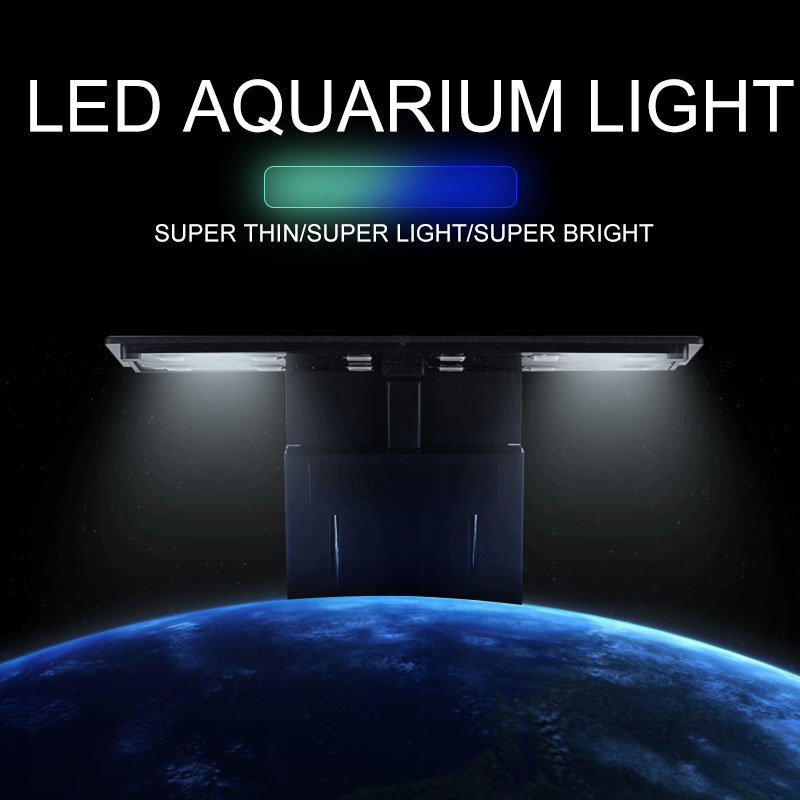 Ultra Dünne LED Aquarium Licht 5 W/10 W/15 W Wasserpflanze Beleuchtung Wasserdicht Clip-auf lampe Für Aquarium Pflanzen Wachsen Licht