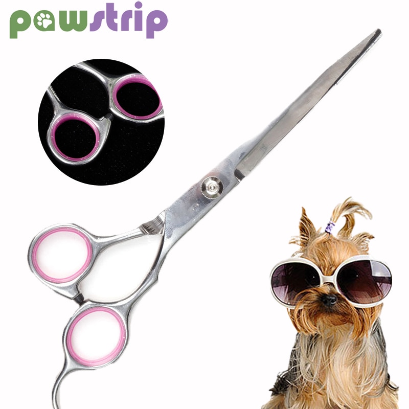 Rvs Hond Grooming Schaar Professionele Pet Grooming Gereedschap Straight Cut Tanden Cut Honden Katten Cleaning Haar Scharen