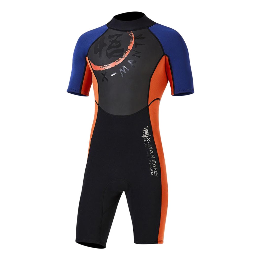 3 Mm Neopreen Mannen Korte Mouw Wetsuits Duiken Snorkelen Surfen Wetsuits Voor Water Sport