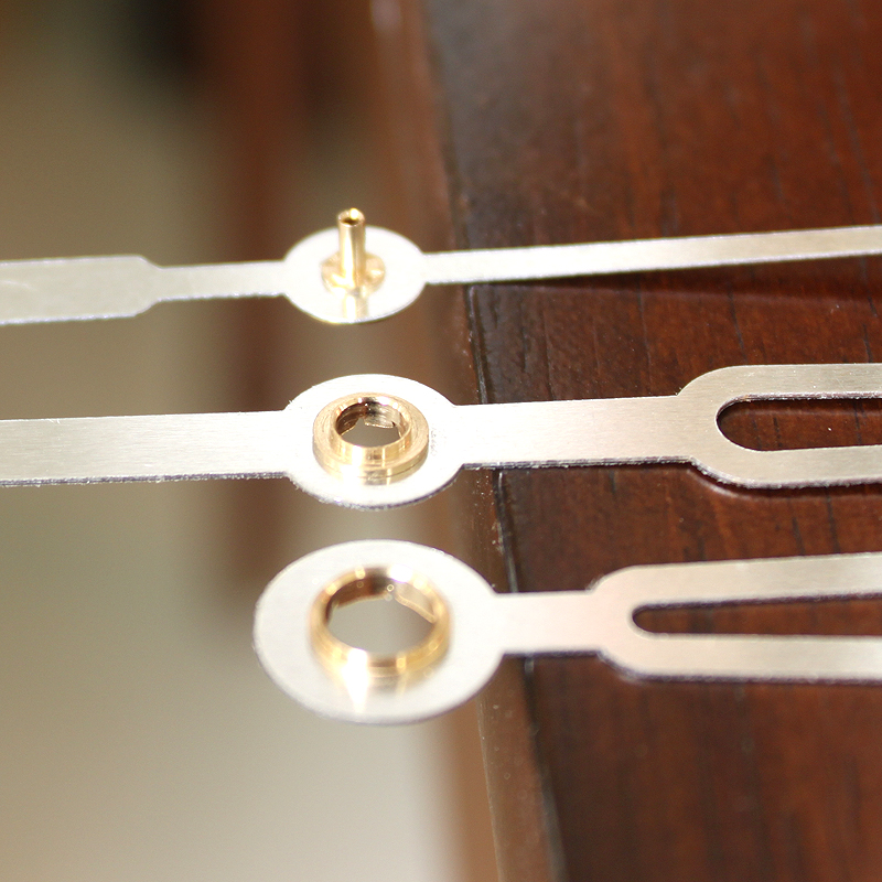 S As Korte Klok Handen 8802 # Zilver (gewoon handen) metalen Aluminium DIY Hands Quartz Klok Accessoire DIY Klok kits