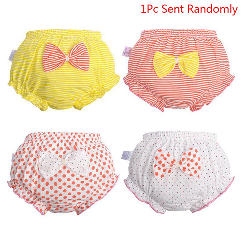 1Pc Bow Baby Cotton Underwear Panties Girls Cute Underpants Shorts Summer Shorts 0-7 Years Old Girl Children: 120