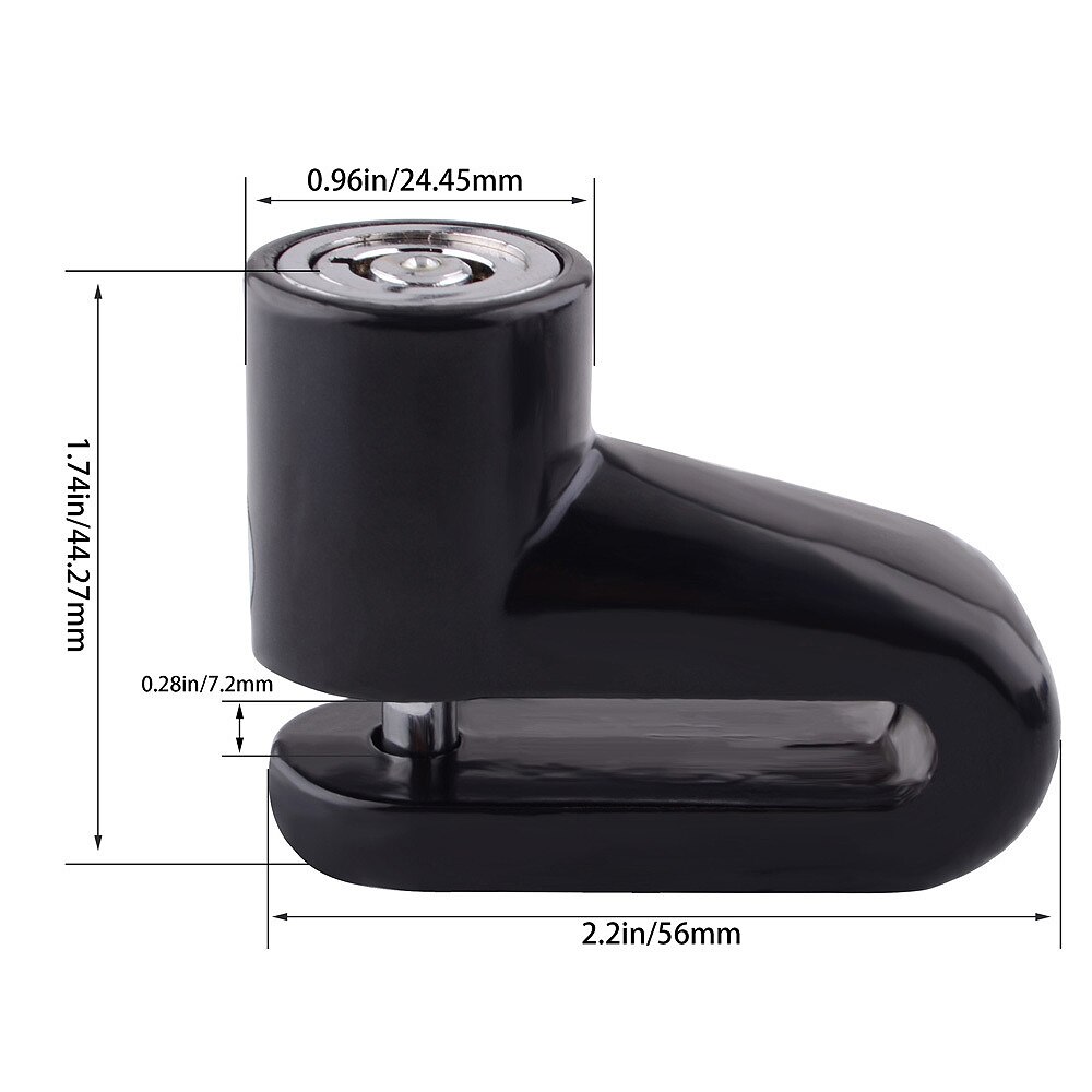 Anti Theft Brake Disc Lock For Motorcycle Scooter Bike Bicycle Wheel Disk Lock Small Moto Motorbike Security Safety Brake Lock