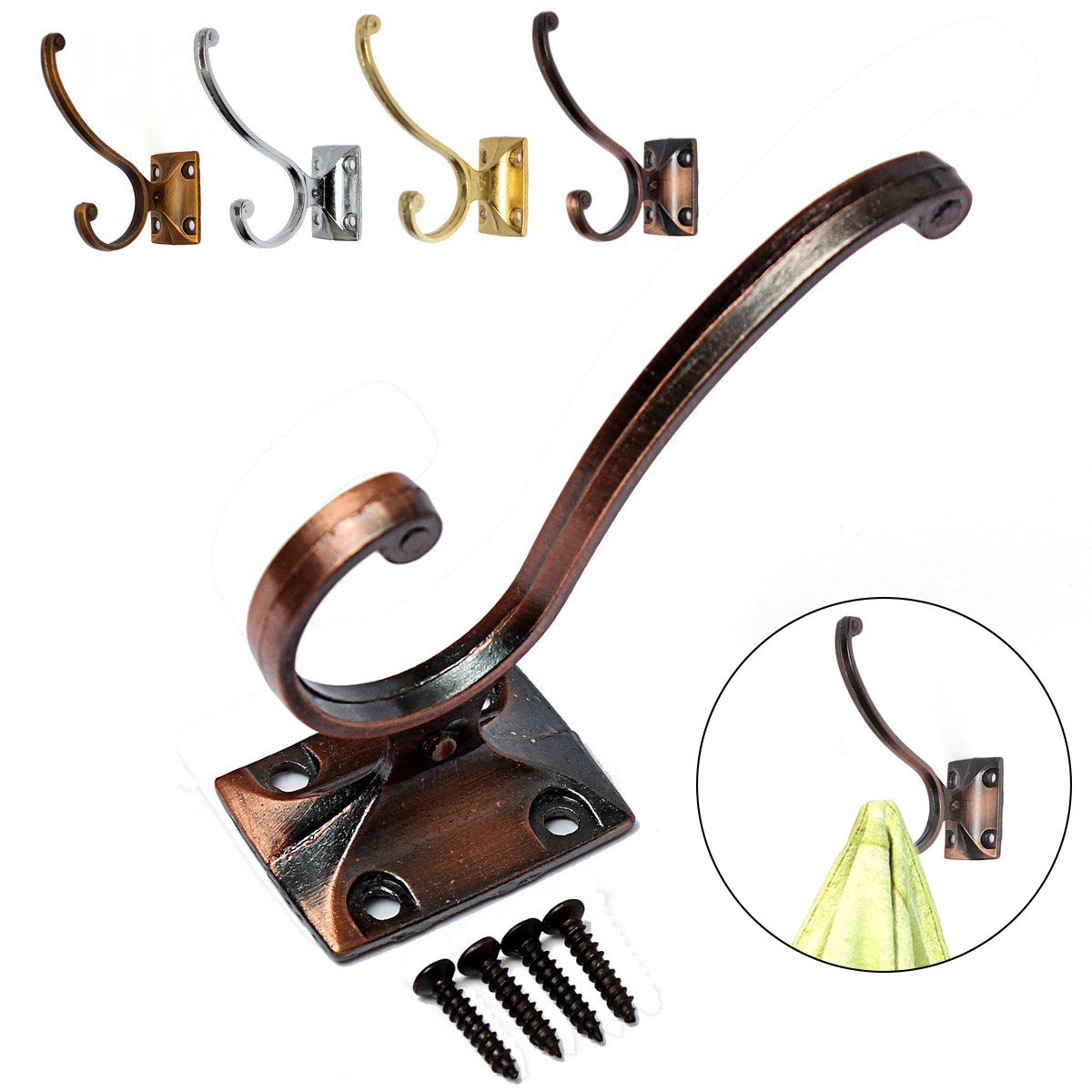 Luxe badkamermuursnijwerk antieke kapstokhaken kapstokhaak deurhaken kapstokhaken voor badkameraccessoires