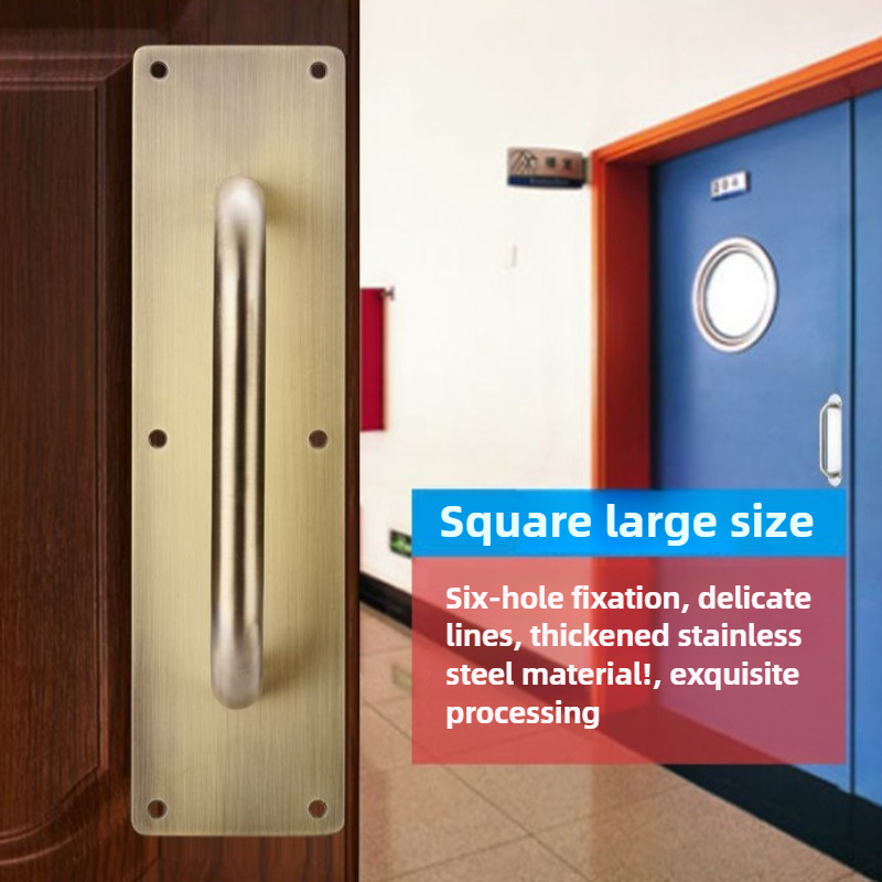 Roestvrij stalen deuren Hardware Handvat Schuifschuur Meubelkast Lade Keukengrepen Trek en duw