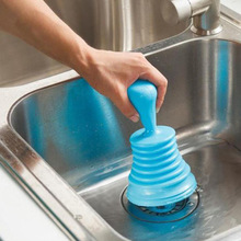 Familie gootsteen afvoer pijpleiding baggermachine beker zuiger gootsteen afvoer reinigers zuig toilet borstel zuignappen toilet ontstopper