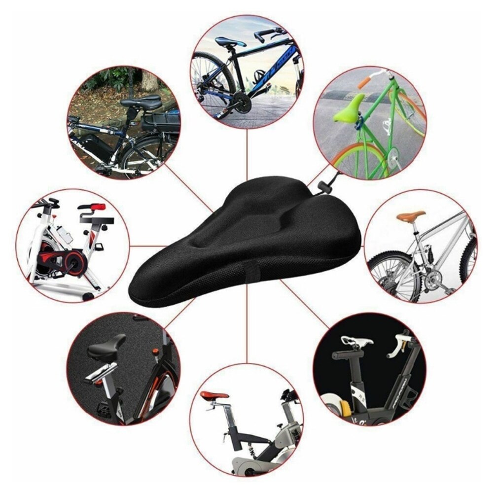 Funda suave de Gel para asiento de bicicleta, funda suave de Gel para asiento de bicicleta, asiento de bicicleta, cojín para asiento, cojín para accesorios de bicicleta, funda para SILLÍN de bicicleta #40