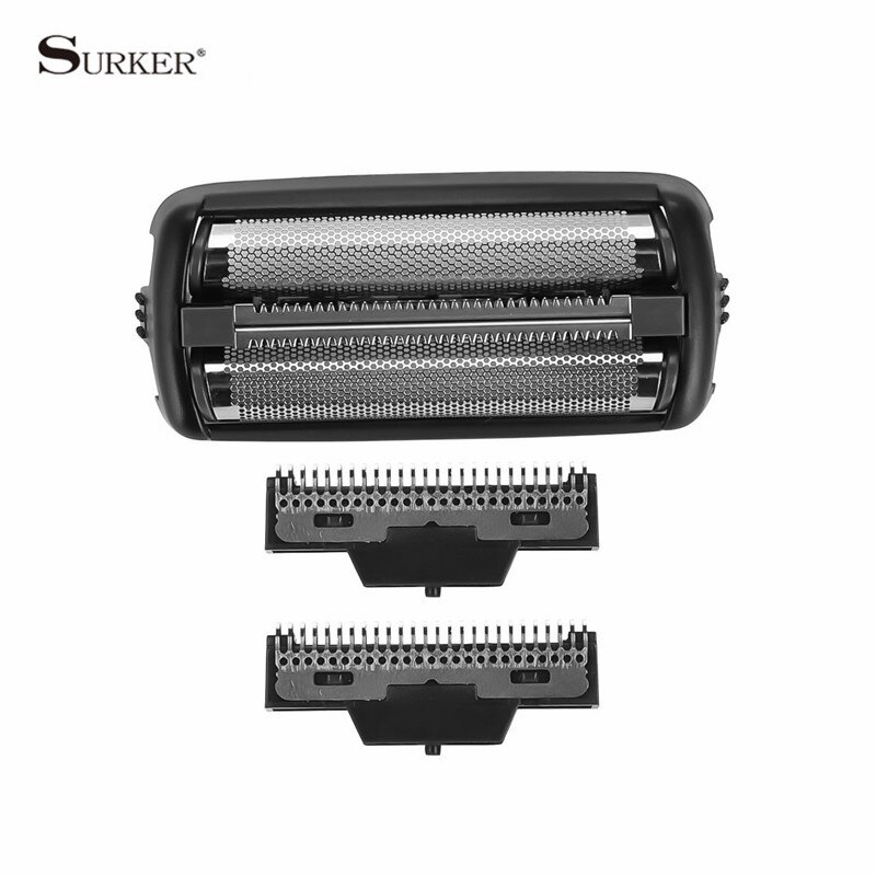 Replacement Electric Shaver Heads Surker Waterproof Electric Shaving Razor Extra Heads Spare Parts Shaving Machine Accessories 0: Default Title