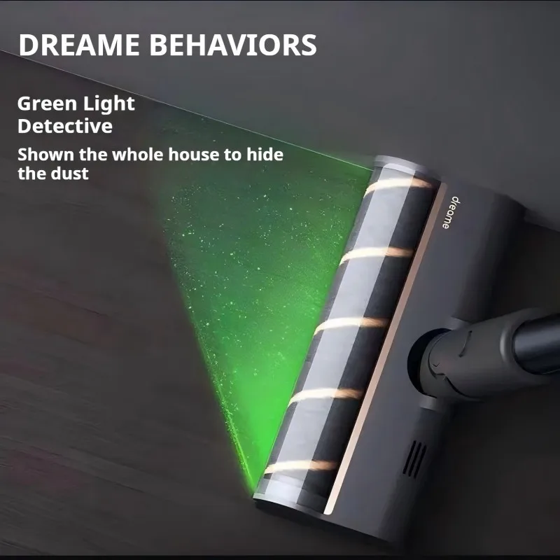 Dreame V12S V16S V11 V12 T10 T20 T30 T20pro T30NEO V16 V12pro Roller Brush With Green LED Dust Soft Velvet Floor Brush Head