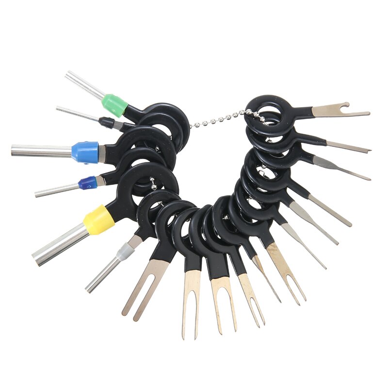 38Pcs Auto Terminal Removal Tool Draad Plug Connector Extractor Puller Release Pin Kit Auto Reparatie Accessoires