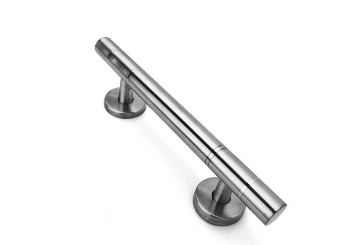 Stainless Steel Polished Double Hole Enclosure Shower Door Handle For Shower Cabin Accessories Glass Sliding Door: Default Title