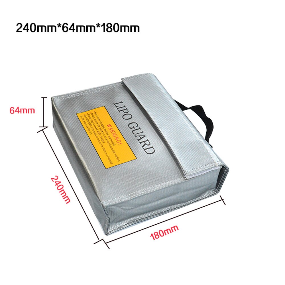 LiPo Li-Po Akku Brandschutz Sicherheit bewachen Sichere Tasche 240*64*180MM LiPo Batterie Sicherheit Tasche feuerfeste taschen 1217 #2