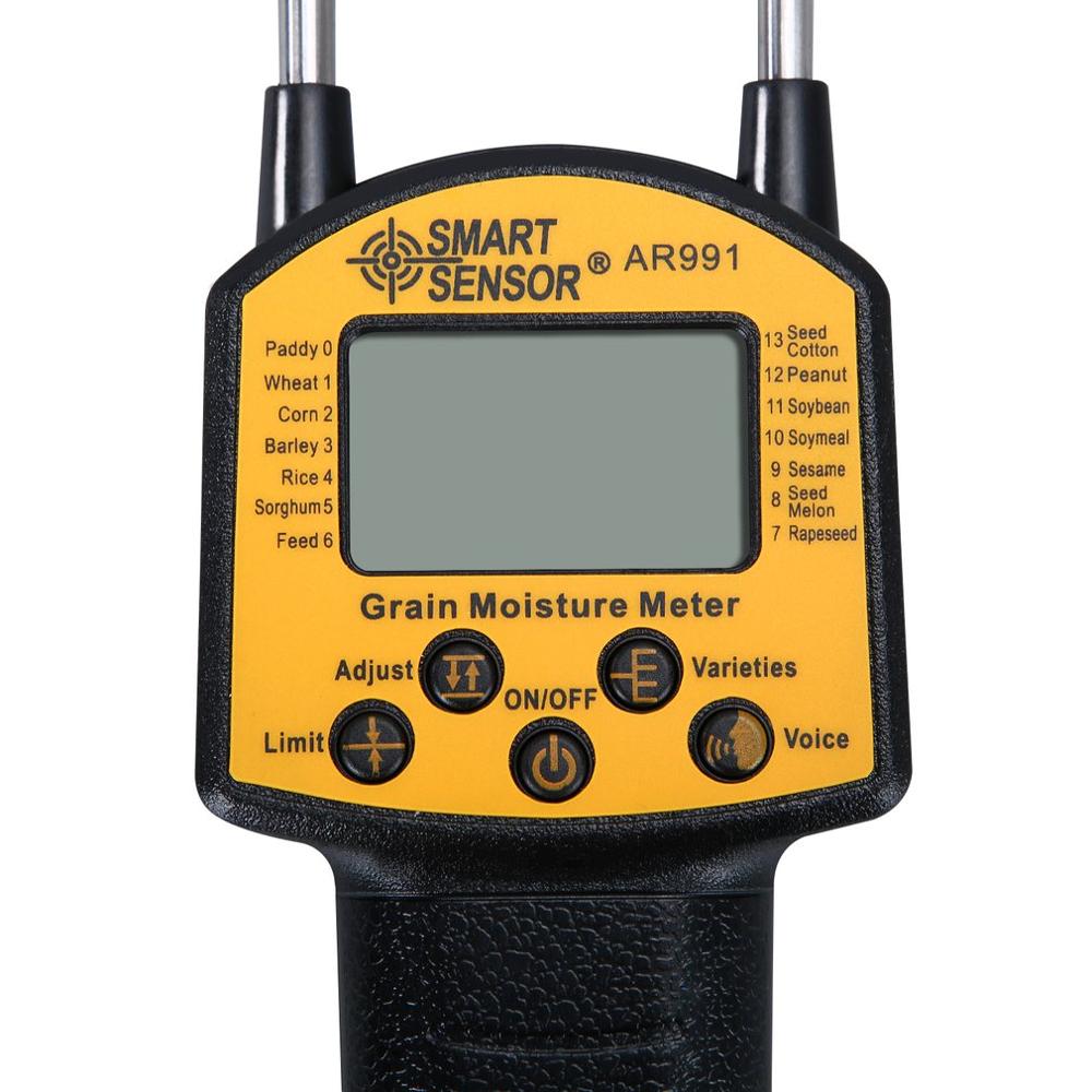 Professionele Digitale Graan Vochtmeter Voor Maïs Tarwe Rijst Bonen Pinda Graan Meting Vocht Tester