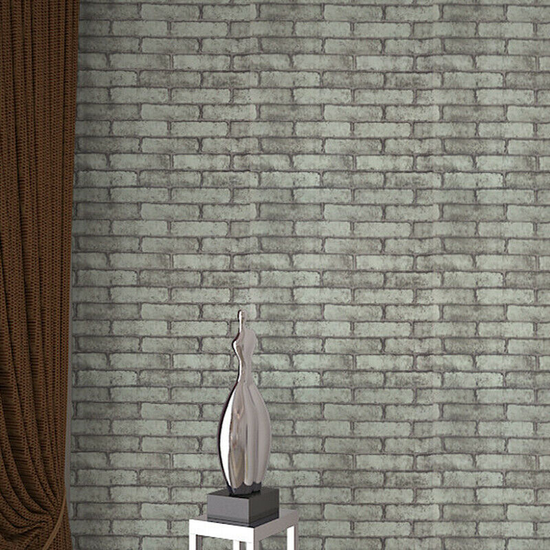 3D Brick Effect Wall Stickers Paper Brick Wallpaper Rustic Effect Self-adhesive Home Decor Sticker Tile Stickers for Wall